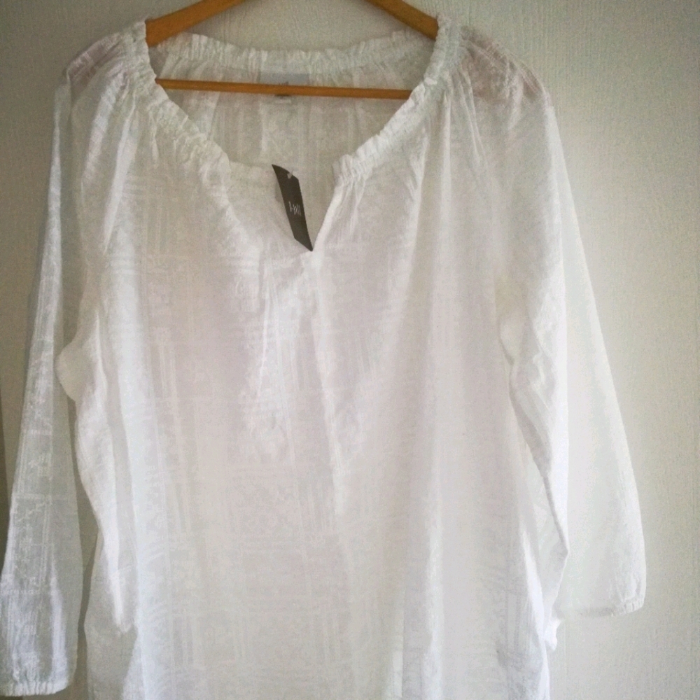NWT J Jill Blouse Tall Large